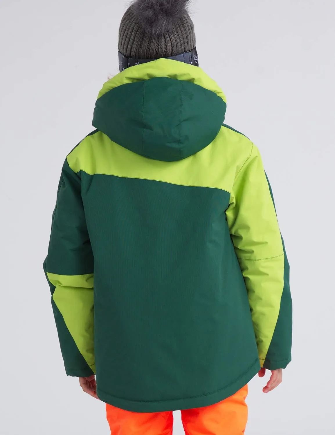 PHIBEE Big Boys' Waterproof Breathable Outdoor Warm Snowboard Ski Jacket