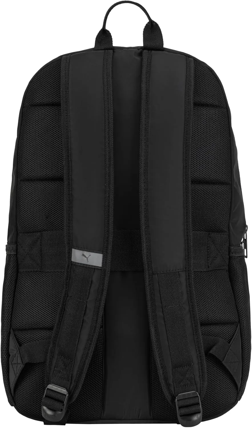 PUMA Women's Poppy Backpack, Black/Silver, Large