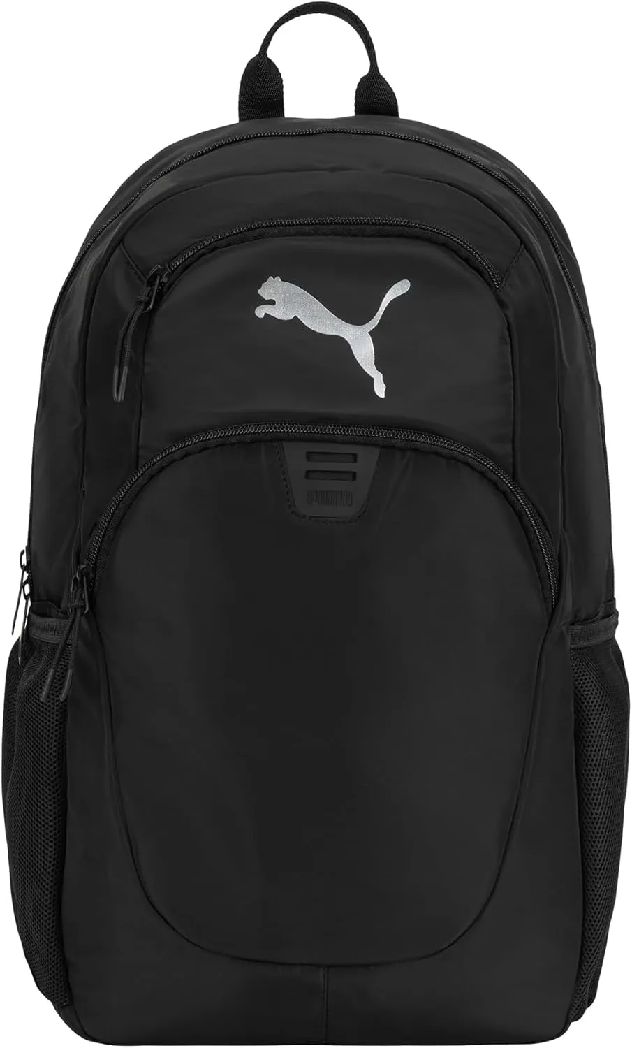 PUMA Women's Poppy Backpack, Black/Silver, Large
