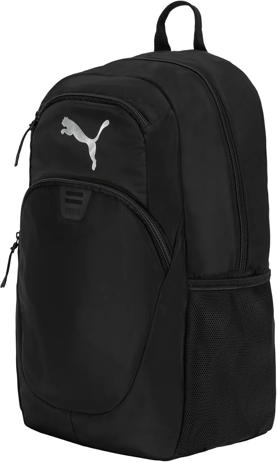 PUMA Women's Poppy Backpack, Black/Silver, Large