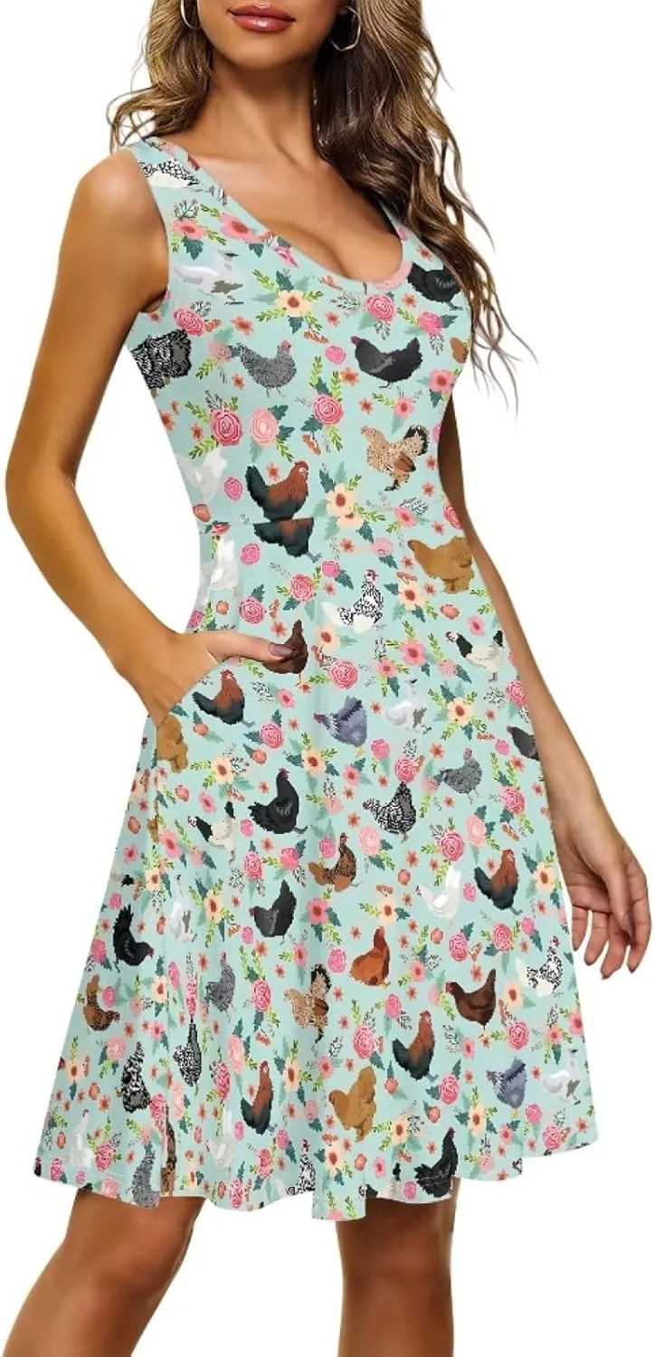 Renewold Women's Dresses Women's Casual Dresses Women's Swimsuits & Cover Ups Tank Top Dress