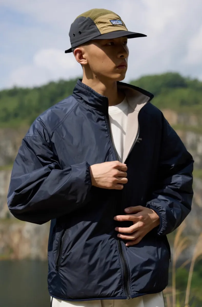 //reversible fleece jacket   N4494