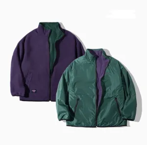 //reversible fleece jacket   N4494