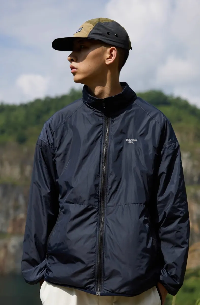 //reversible fleece jacket   N4494