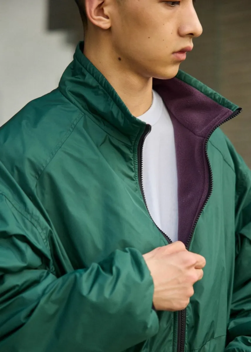 //reversible fleece jacket   N4494