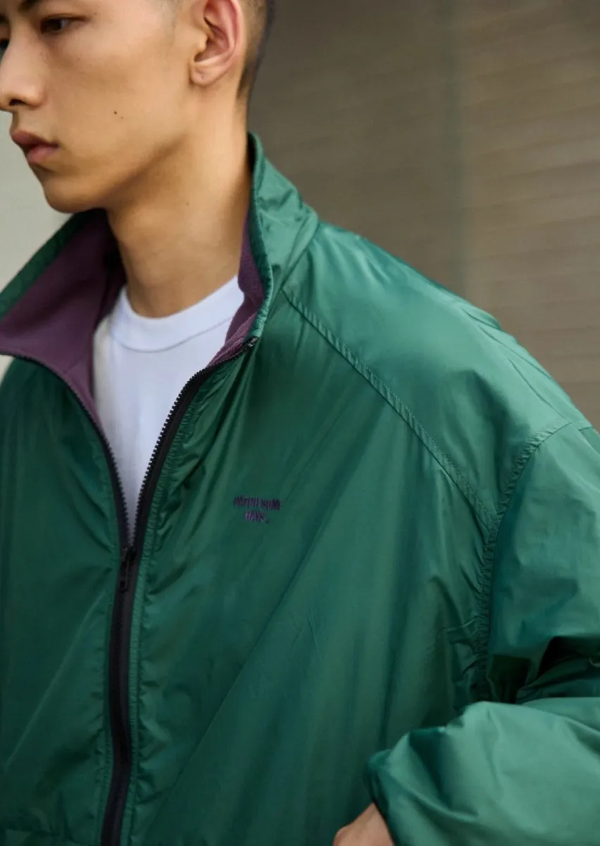 //reversible fleece jacket   N4494