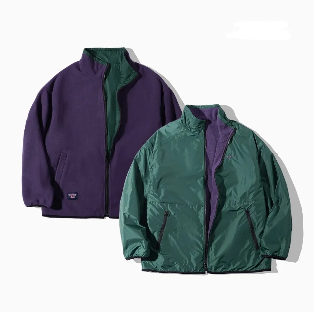 //reversible fleece jacket   N4494