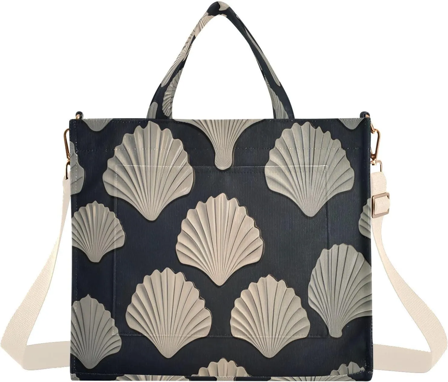 Shell Pattern Women's Tote Handbags Top Handle Satchel Shoulder Bag Crossbody Bag