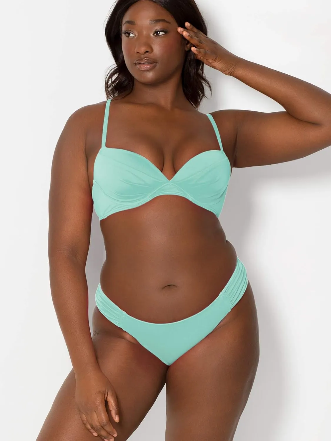 Smart & Sexy Women's Swim Secret Convertible Push-Up Bikini Top
