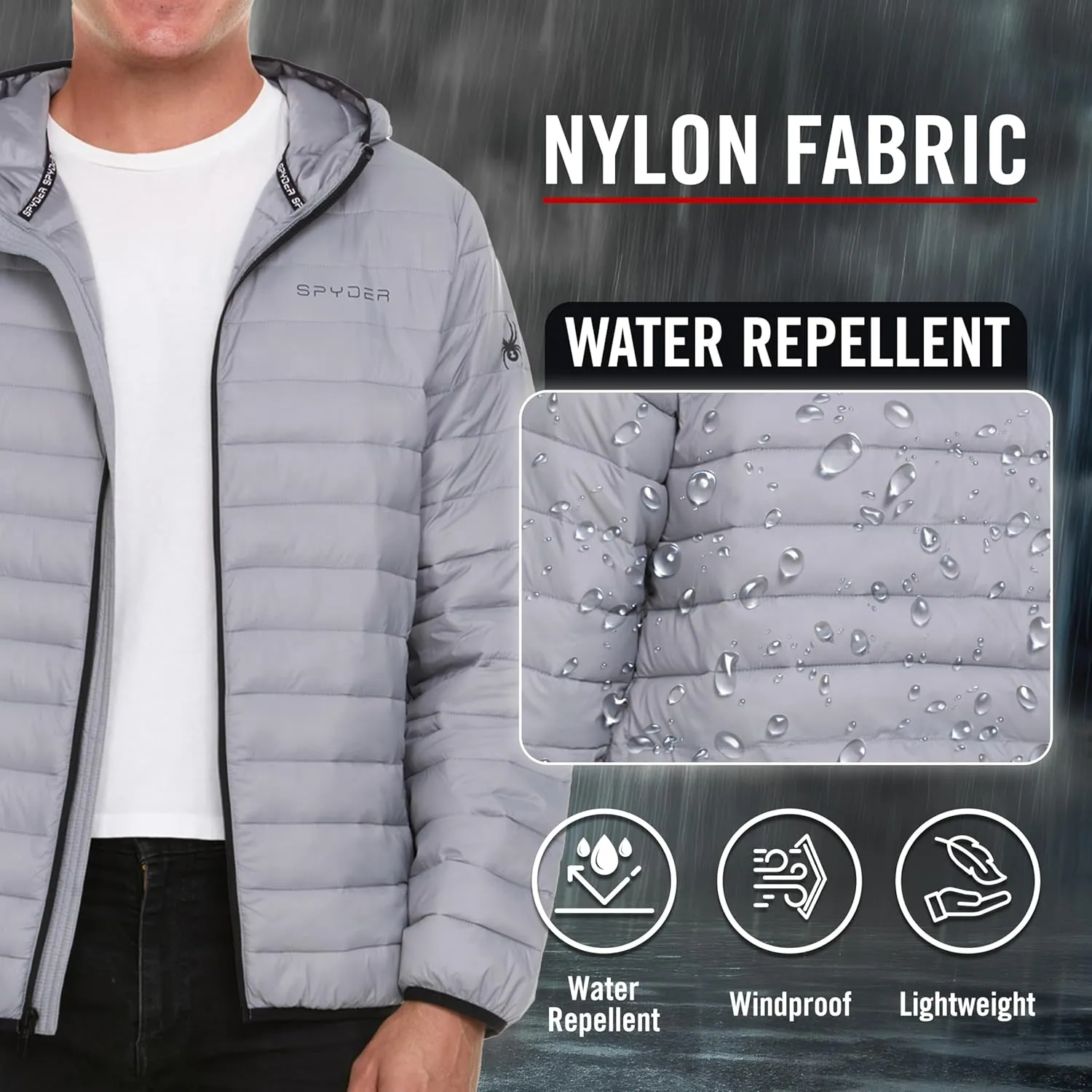 Spyder Mens Packable Puffer
