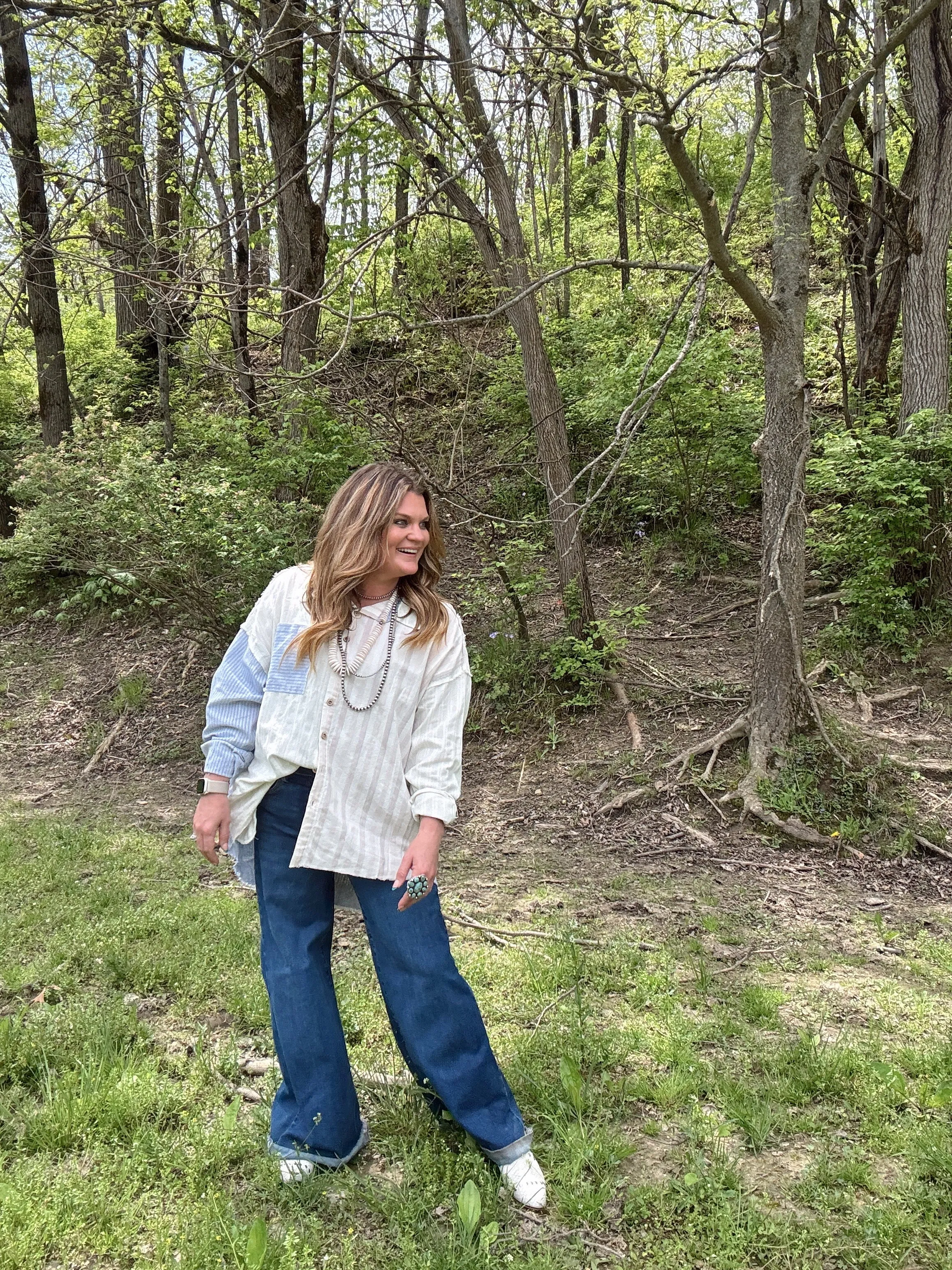 Striped Button Down