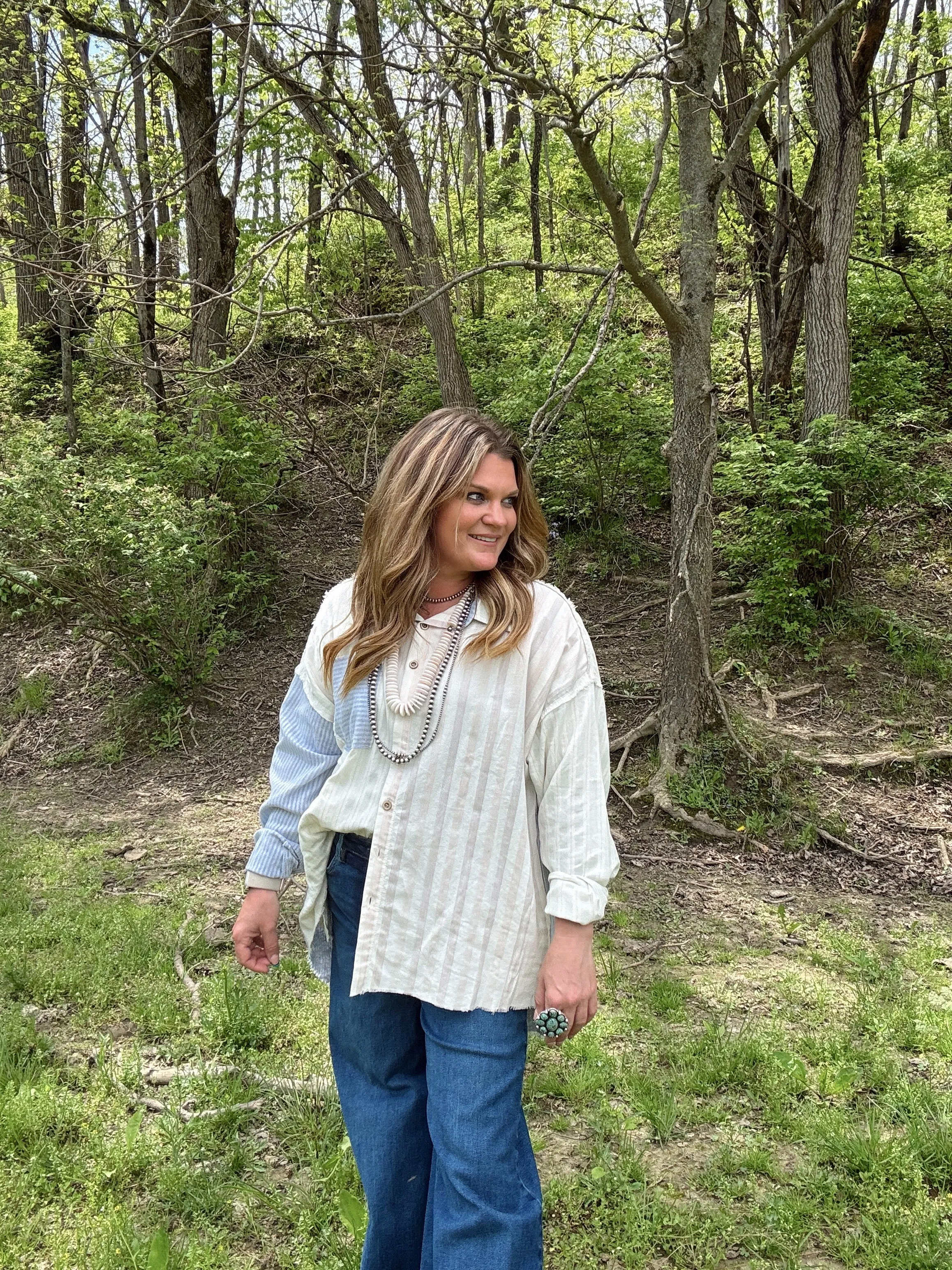 Striped Button Down