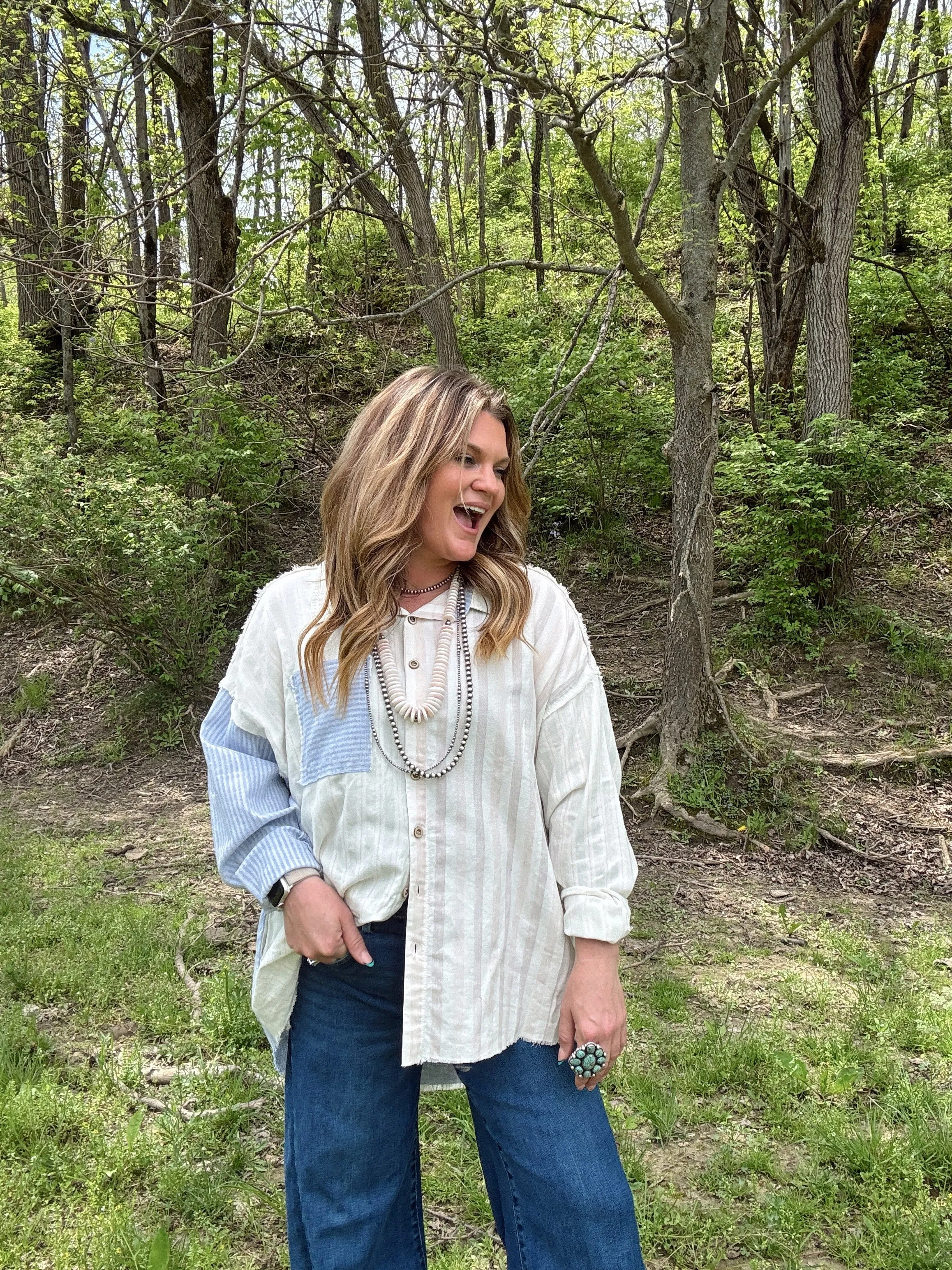 Striped Button Down
