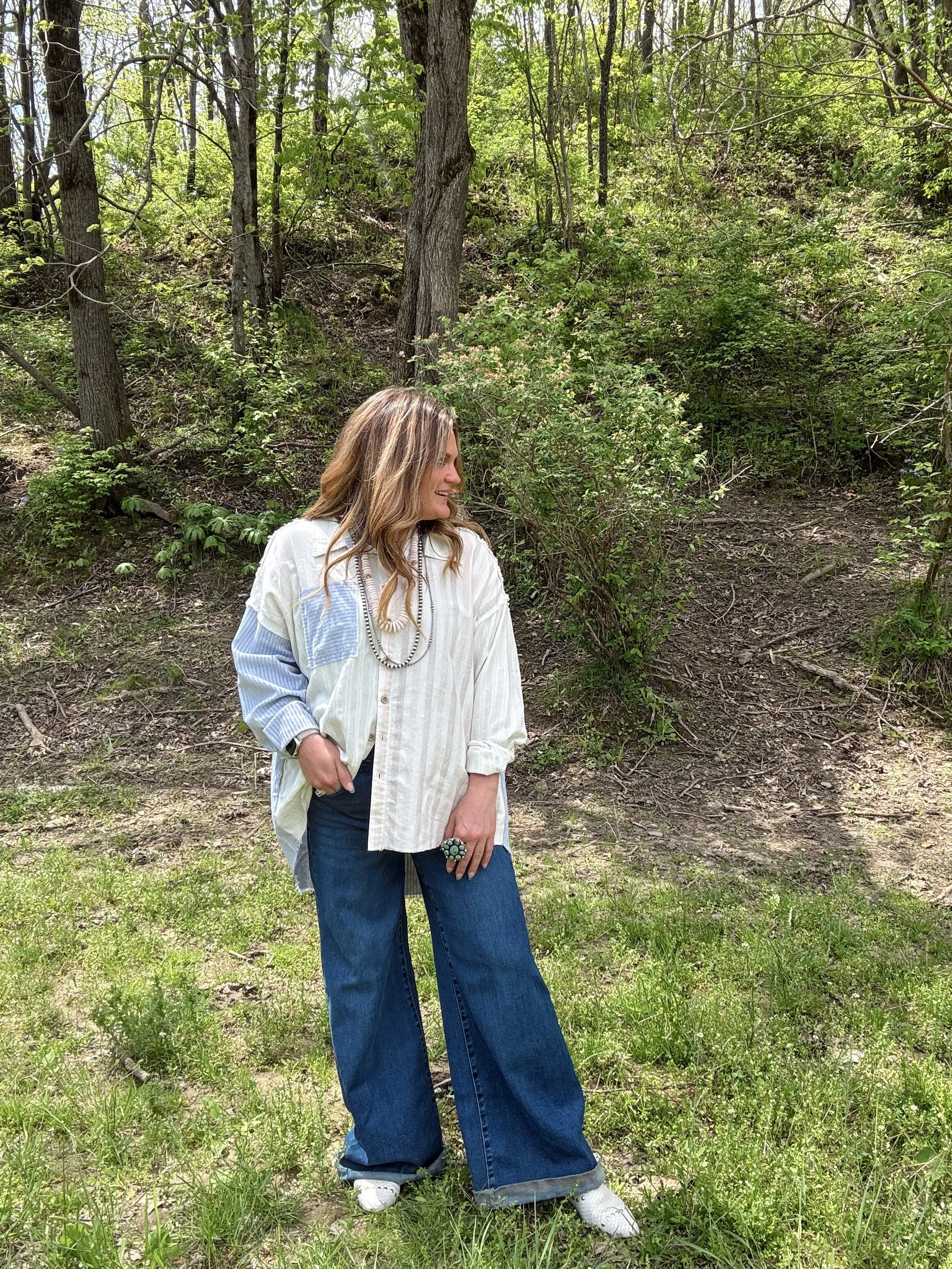 Striped Button Down