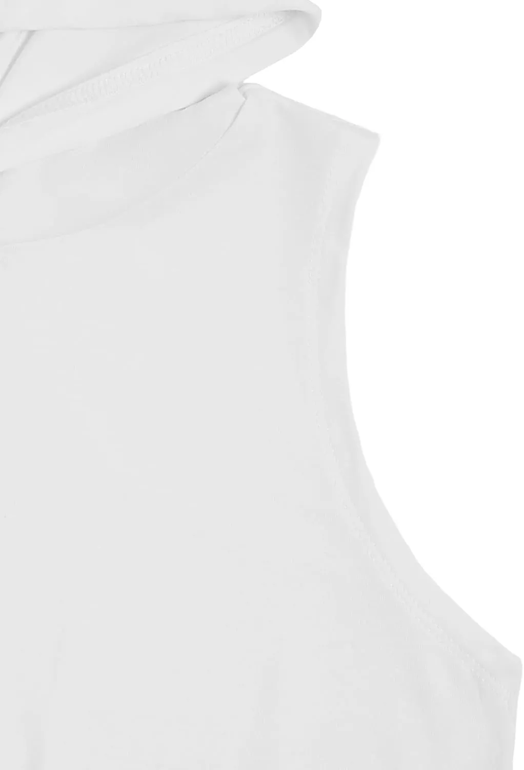 SweatyRocks Women's Summer Sleeveless Hooded Tank Top T-Shirt for Athletic Exercise Relaxed Breathable