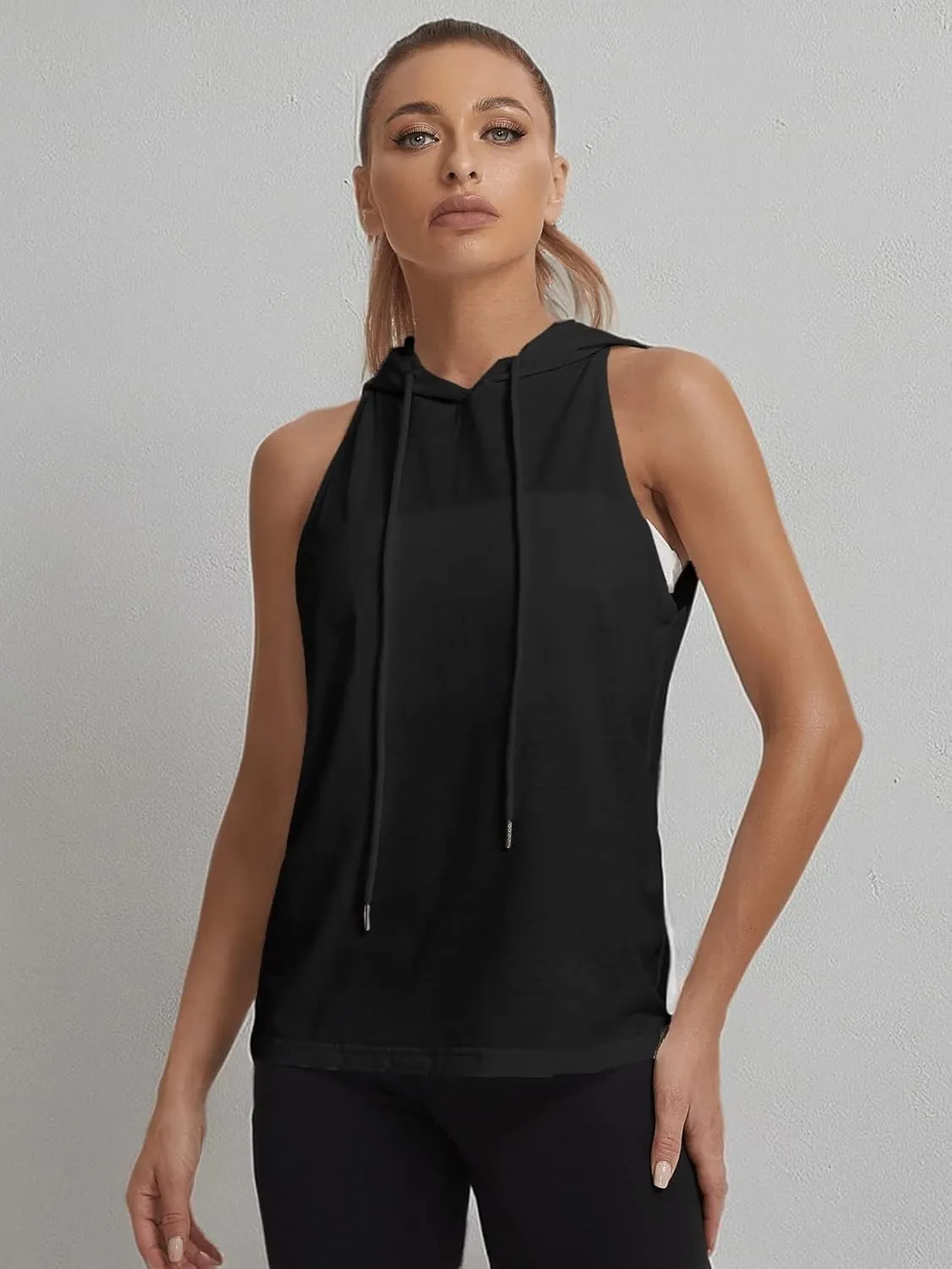 SweatyRocks Women's Workout Yoga Tops Sheer Mesh Gym Exercise Shirts Flowy Tank Top