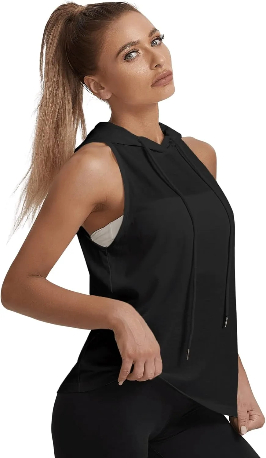 SweatyRocks Women's Workout Yoga Tops Sheer Mesh Gym Exercise Shirts Flowy Tank Top