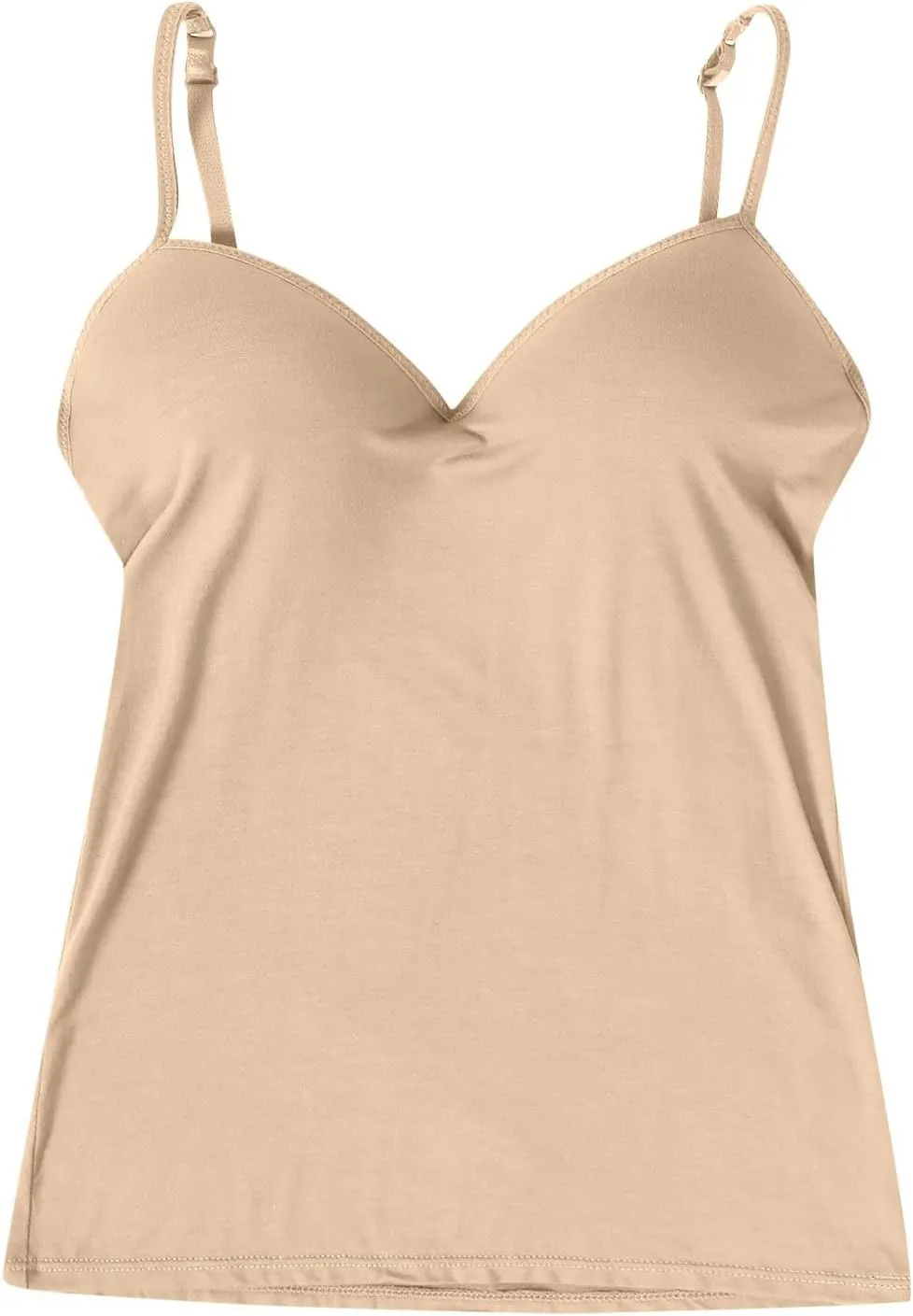 Tank Top with Built in Bra for Women Sleeveless Strappy Summer Cropped Camisole Yoga Tops Workout Sports Padded Cami Clothes