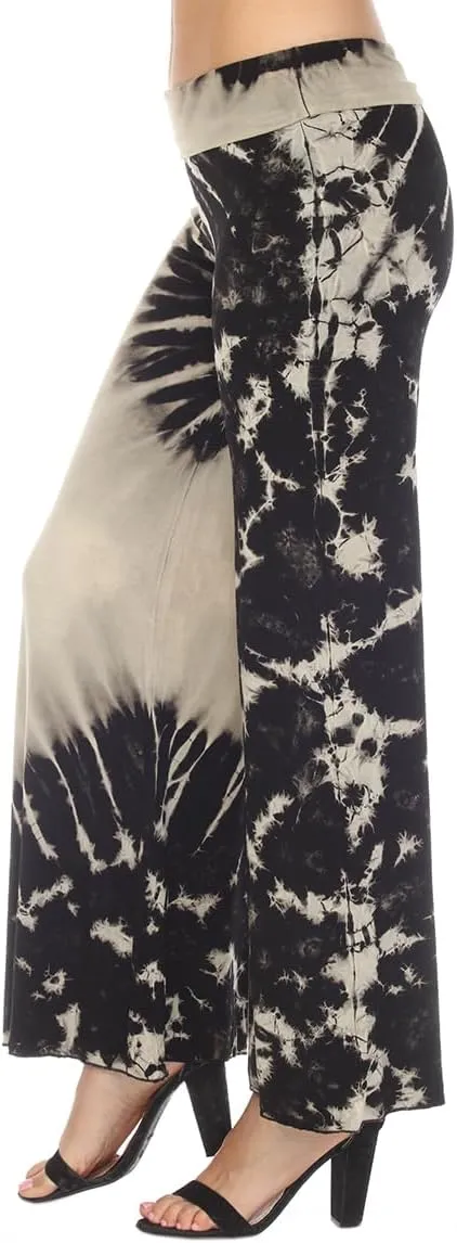 THE COLLECTION ROYAL Palazzo Pants Hippie Harem Boho Yoga Casual Cozy Jogger Wide Leg Workout Pant Travel Clothes