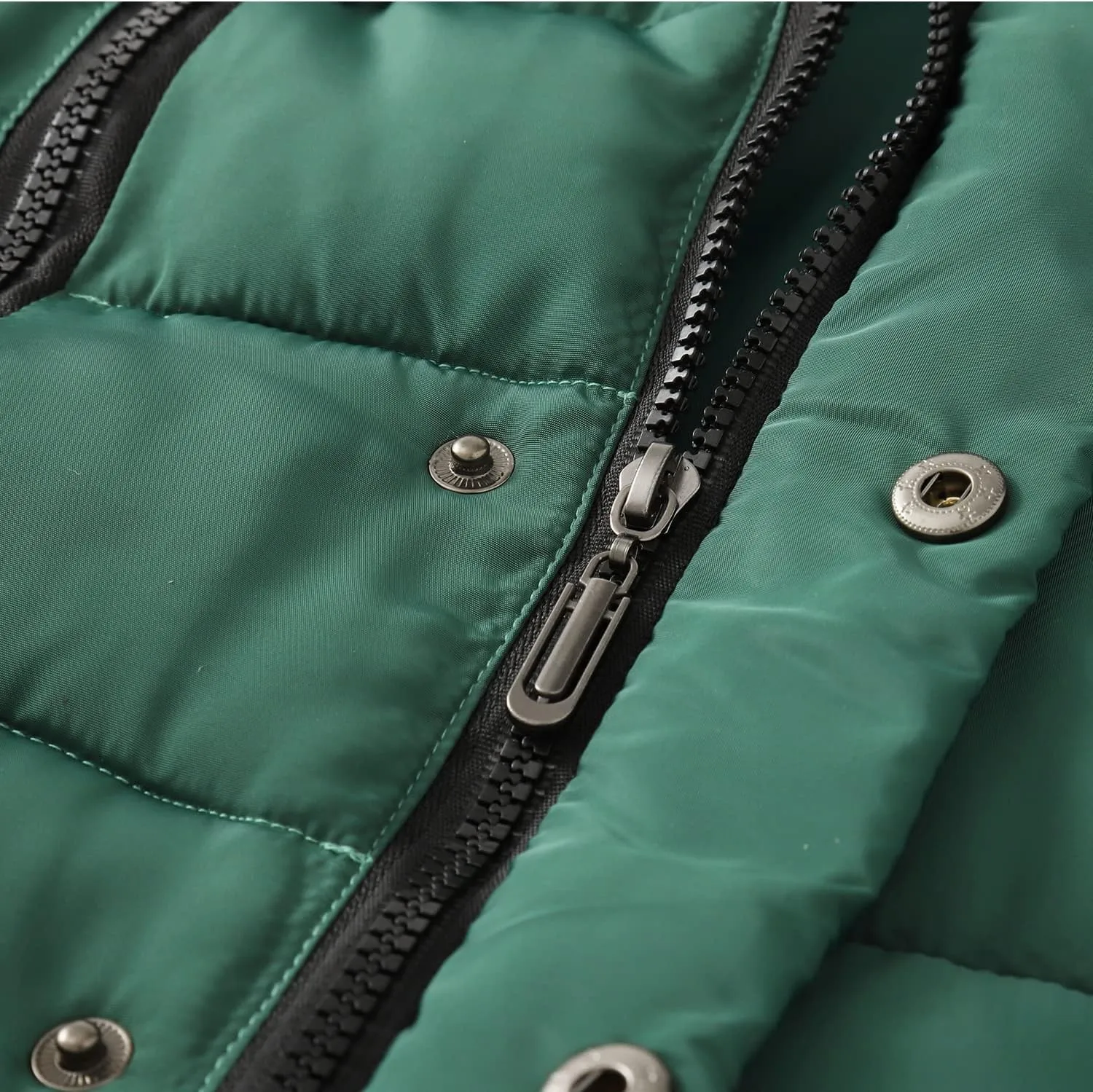 Toddler Coat with Thicken Fur Collar & Hoodie - Warm Winter Puffer Jacket