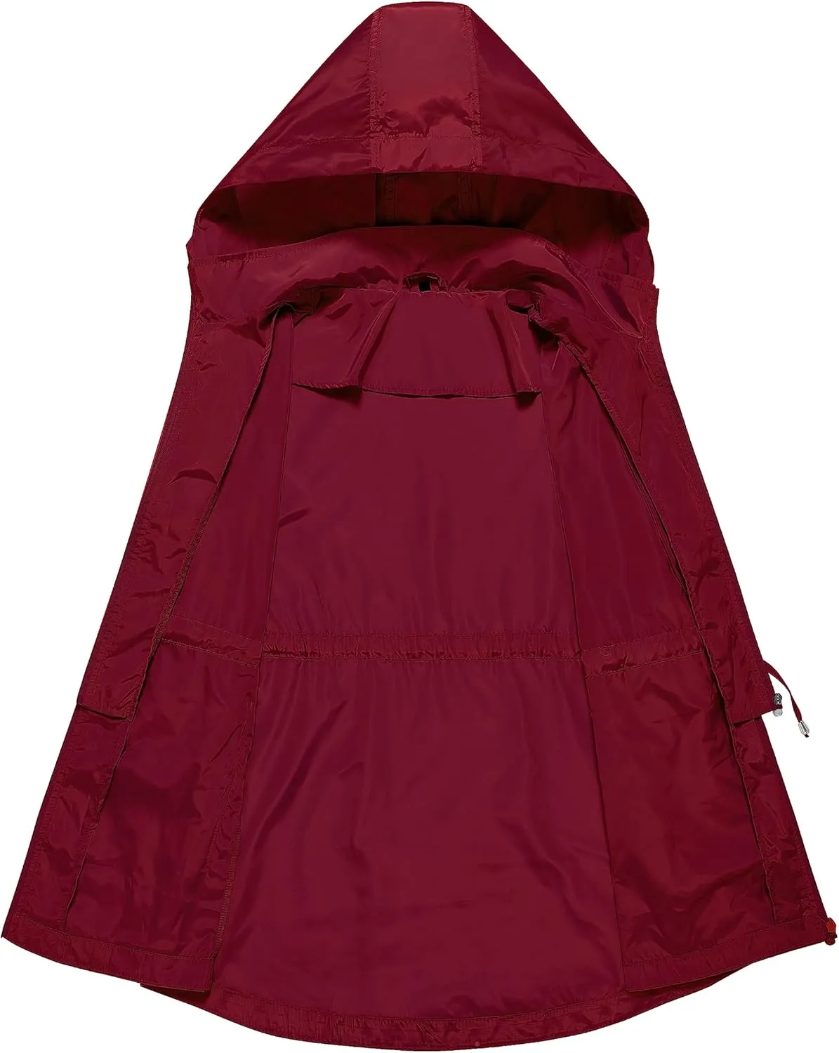 TRATENBY Rain-Jacket Women-Waterproof Lightweight-Packable Hood-Raincoat  Travel Windbreaker Coat in A Pouch Polka Dot