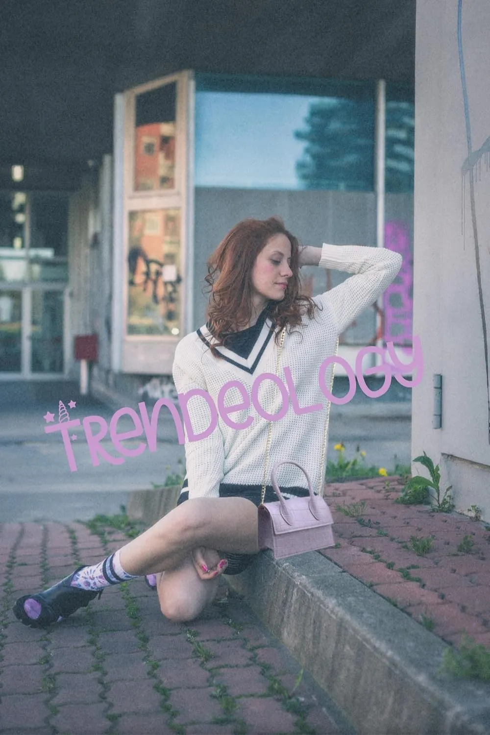 Trendeology Mini Top-Handle Retro Box Flap PU Leather Satchel Purse Crossbody