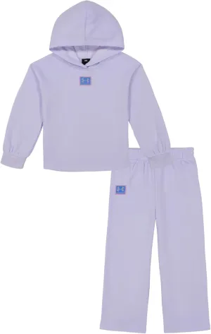 Under Armour girls Hoodie Set, Bottoms & Hoodie, Lightweight & Relaxed Fit