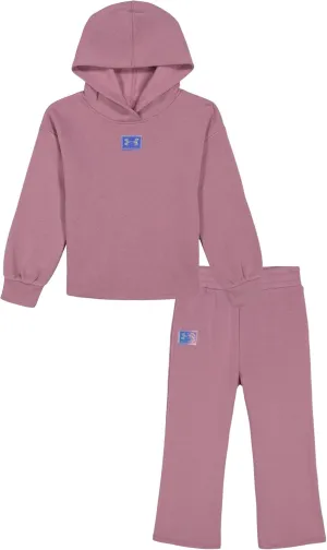 Under Armour girls Hoodie Set, Bottoms & Hoodie, Lightweight & Relaxed Fit