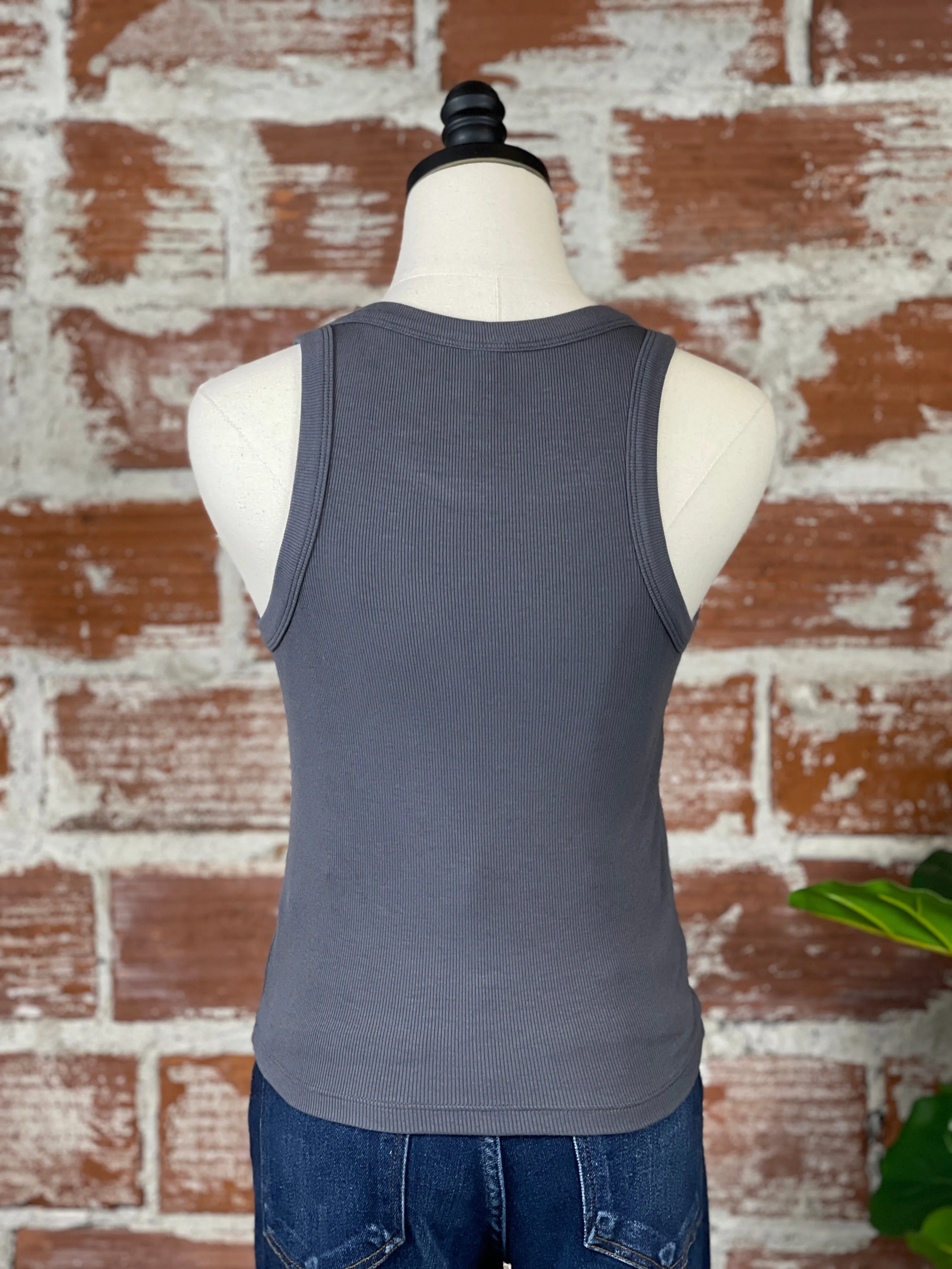 Under Everything Tank In Grey