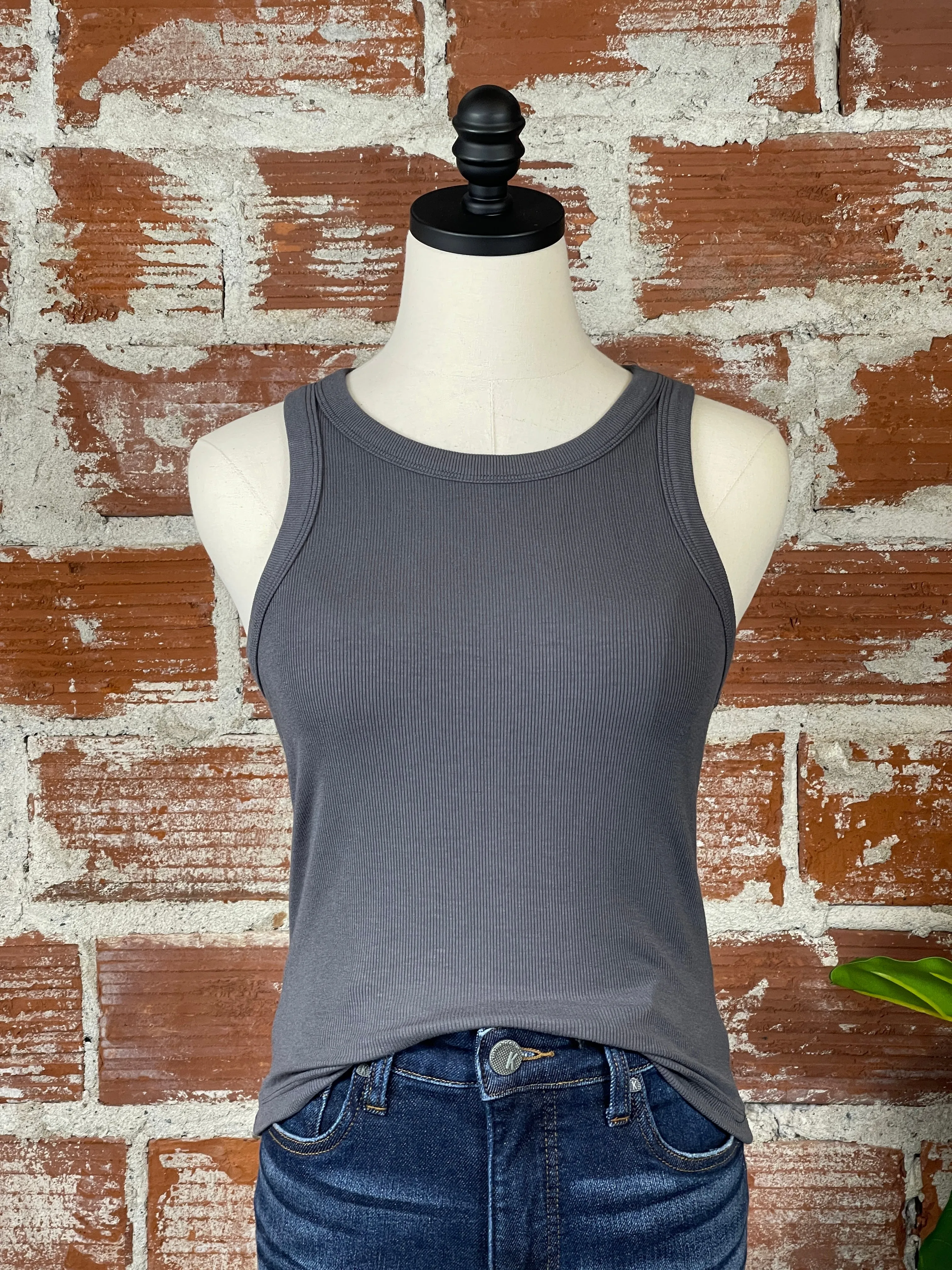 Under Everything Tank In Grey