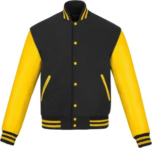 Varsity Jacket Baseball Letterman Jacket Wool and Leather Premium Quality Unisex Basketball Jacket