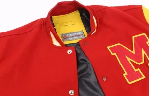 Varsity Jacket Men - High School Letterman Bomber Style Baseball Jacket For Men