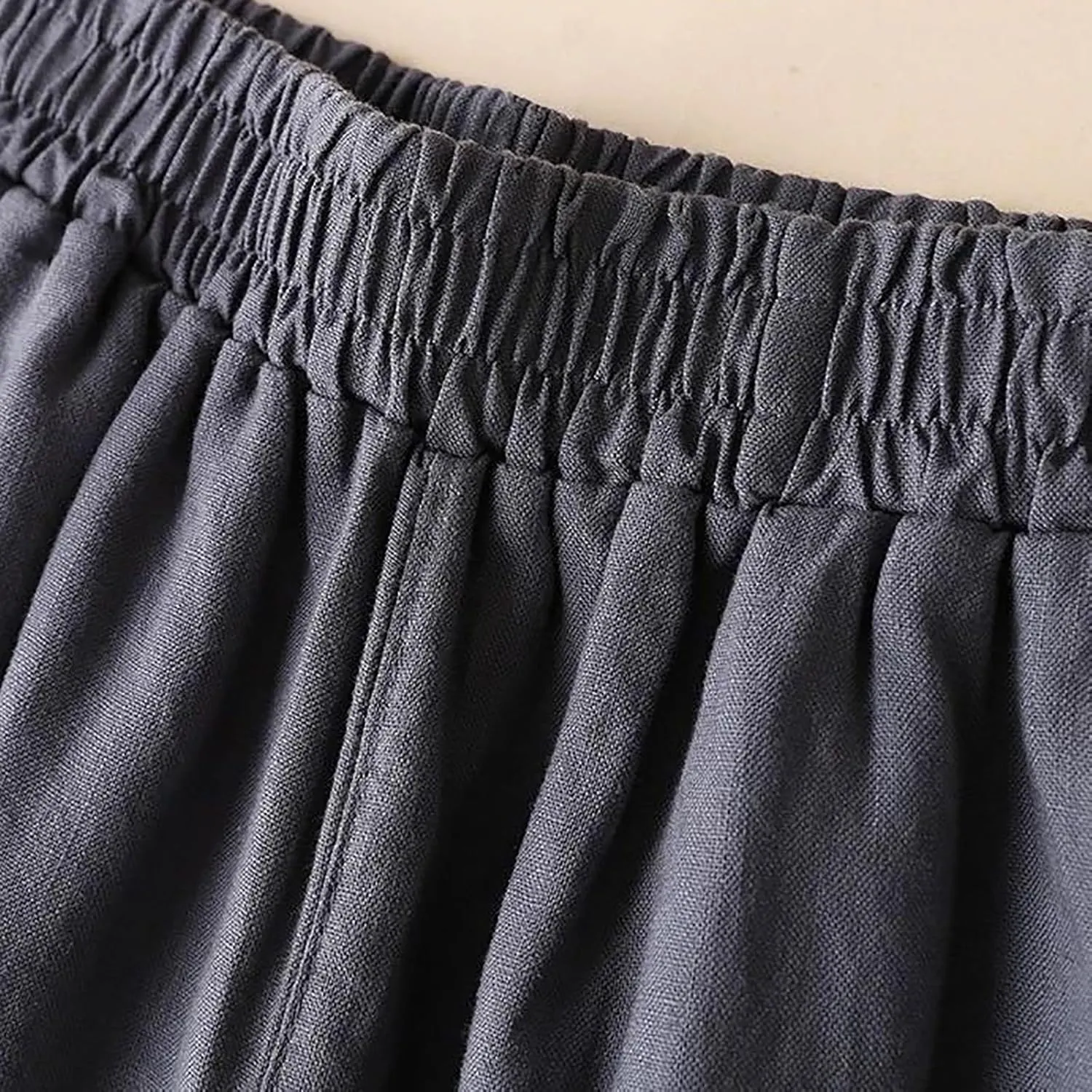 Wide Leg Linen Pants for Women Women Linen Pants Beach Leisure Trousers Linen Blend Pants