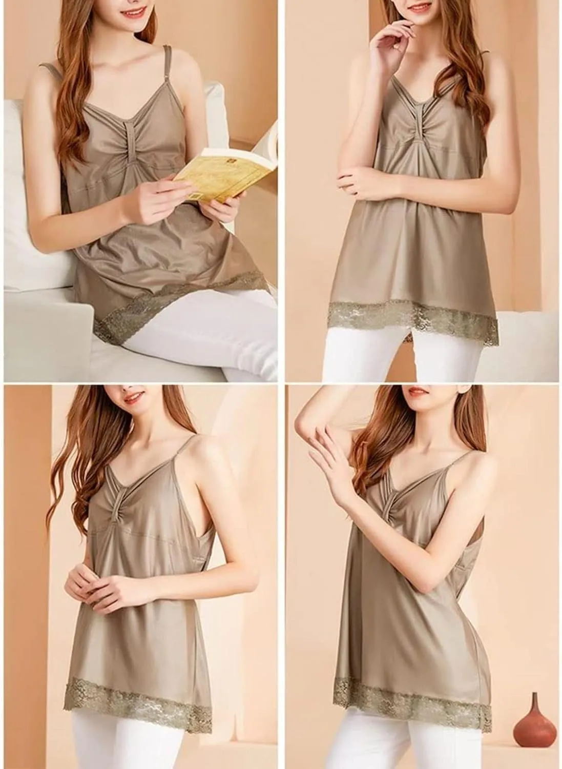 Woman Pregnancy Tank Top Pregnant Protection Shield Anti-Radiation Dresses Shielding Radiation Camisole