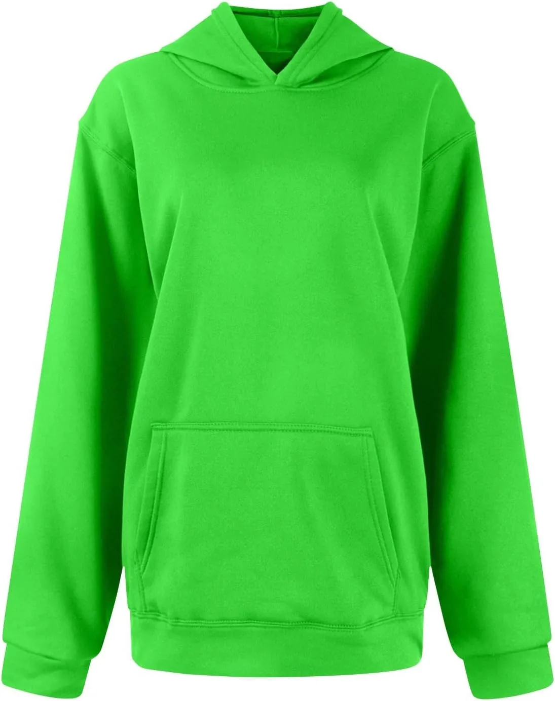 Women Oversized Hoodie Fleece Y2K Hoodie with Kangaroo Pockets Casual Fall Sweatshirts Long Sleeve Preppy Sweatshirt