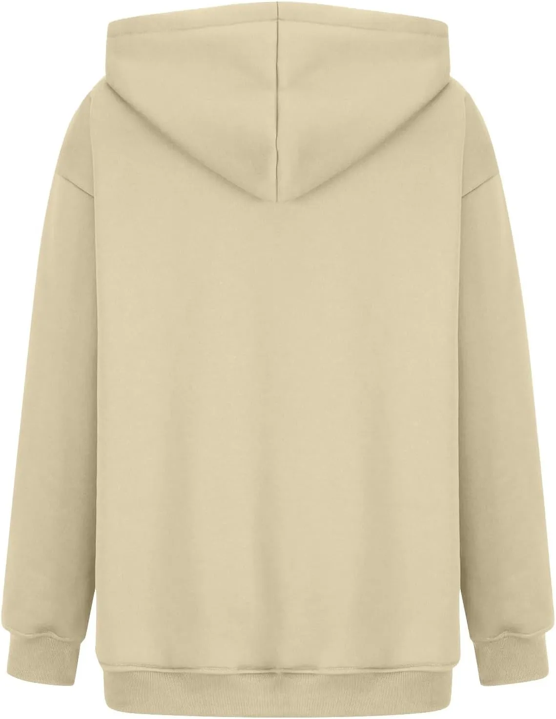 Womens Fleece Oversized Hoodie Baggy Cotton Soft Pullover Sweatshirts Drop Shoulder Fall Winter Hooded Coats w/Pocket