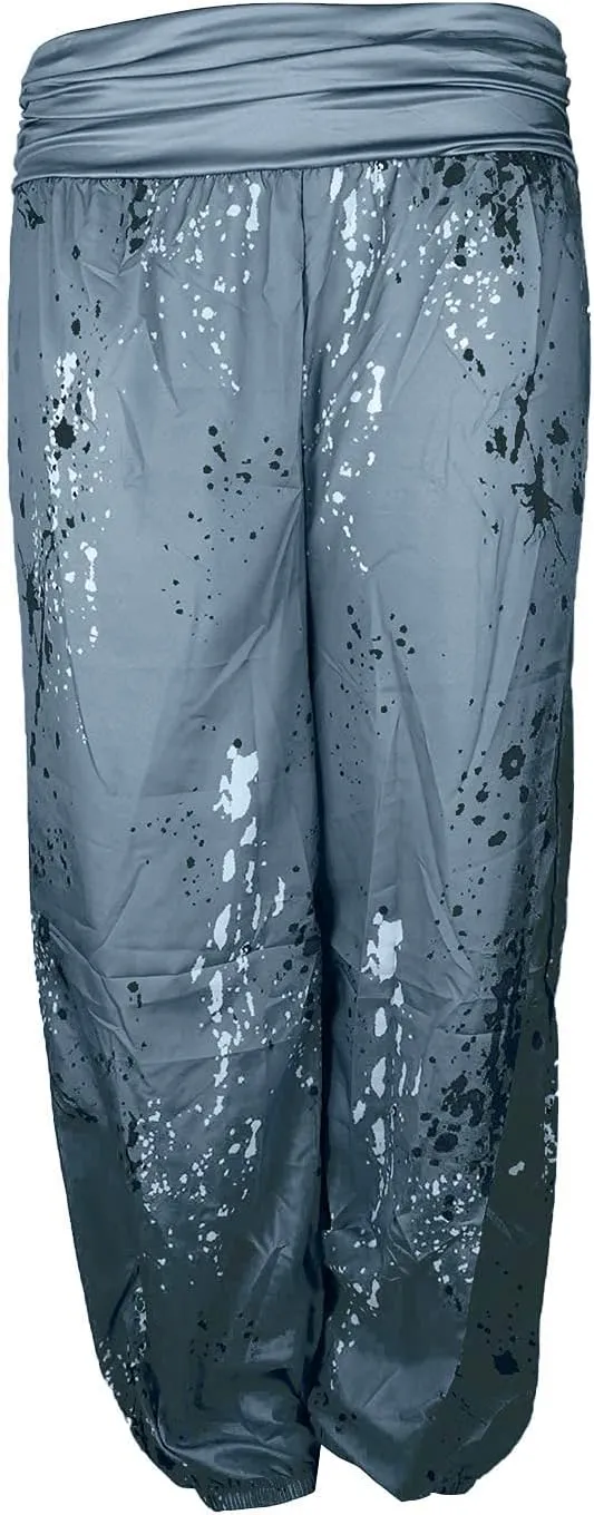 Women's Harem Pants High Waist Yoga Boho Trousers with Pockets Hippie Boho Beach Baggy Summer Baggy Joggers Plus Size