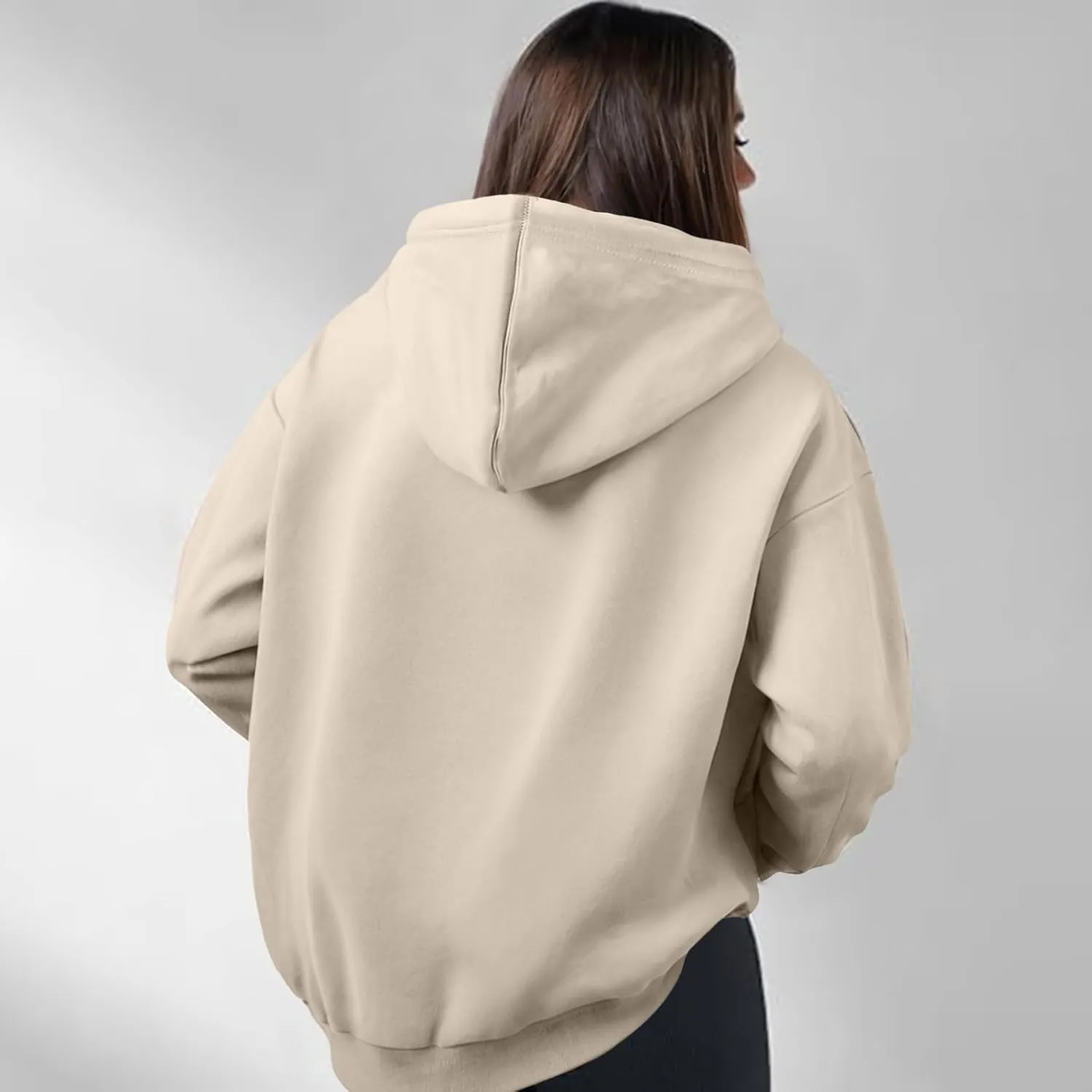 Womens Oversized Sweatshirts Pullover Hoodies Fleece Sweaters Long Sleeve With Pockets Winter Fall Outfits Y2k Clothes