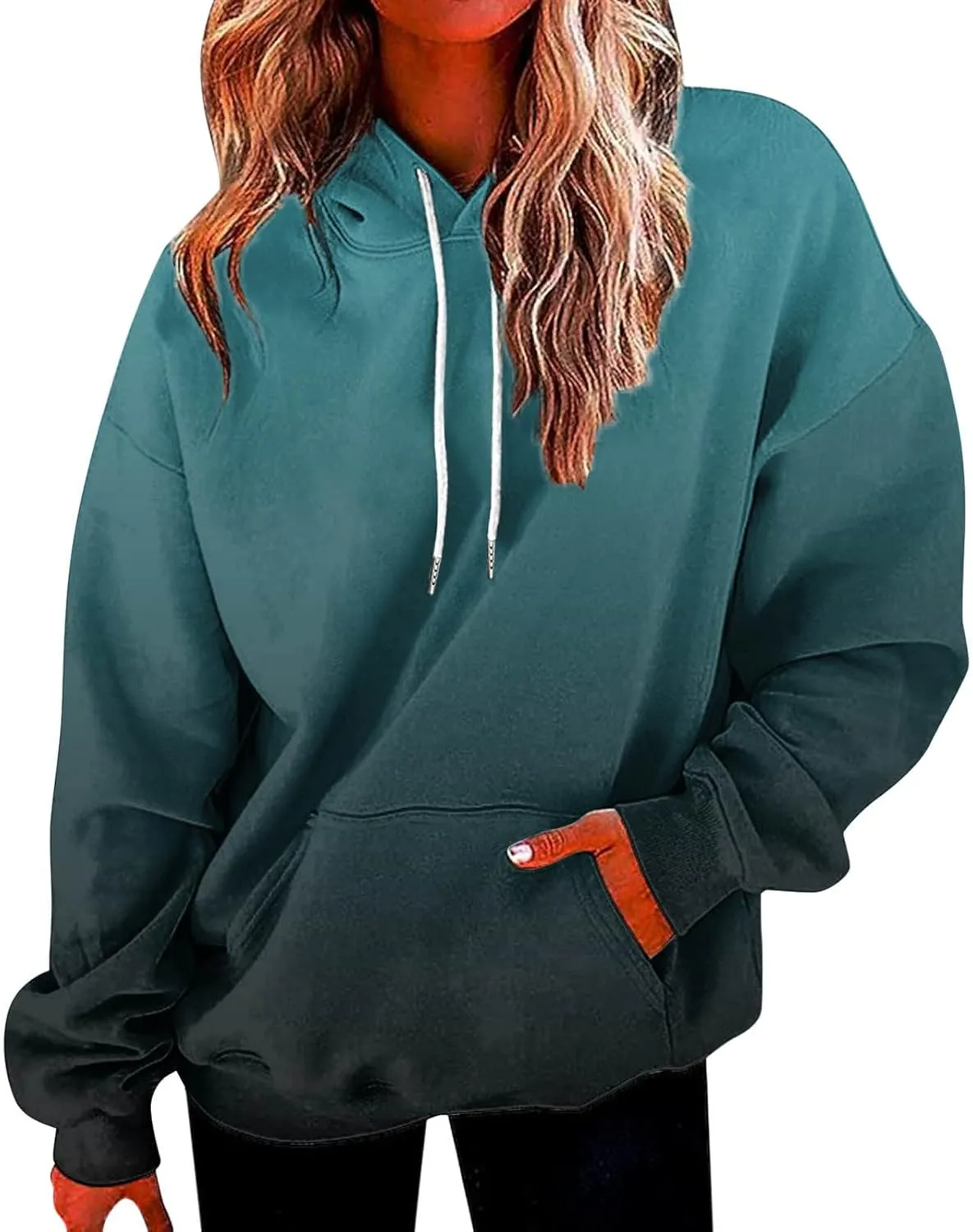 Womens Sweatshirt, Oversized Sweatshirt for Women Fall Half Zip Pullover Long Sleeve Shirt Hoodies Teen Girls Y2K Clothes