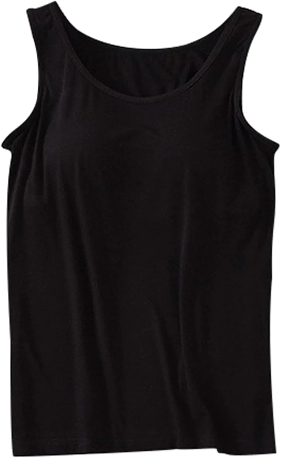 Womens Tank Tops with Built in Bra Camisole Yoga Bra Workout Shirts Basic Padded Cotton Undershirt 2025 Summer