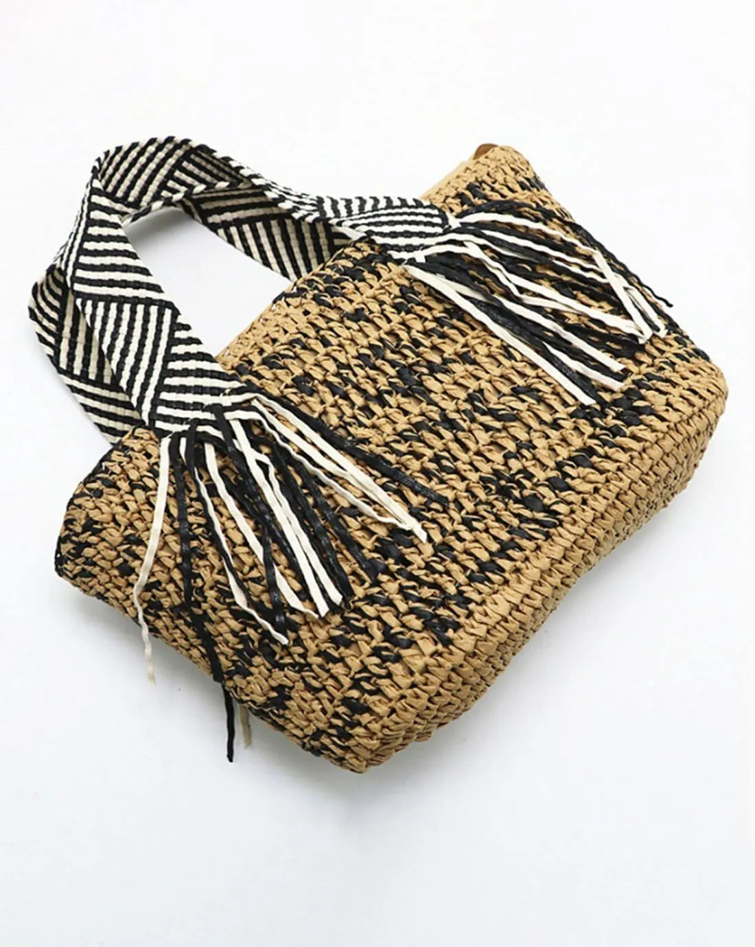 Women's Tassel Straw Bag Beach Bag Women's Bag Tote Top-Handle Handbags
