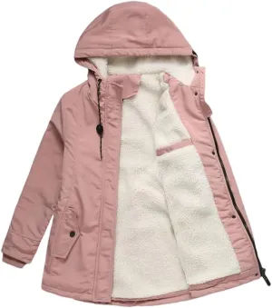 Women's Winter Jacket Parka Coat Female Cotton Coat Women Thickened Padded Women's Casual Hooded Jacket