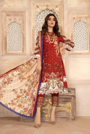 Wool Shawl with Khadar Embroidered Dress by Aabpara 02
