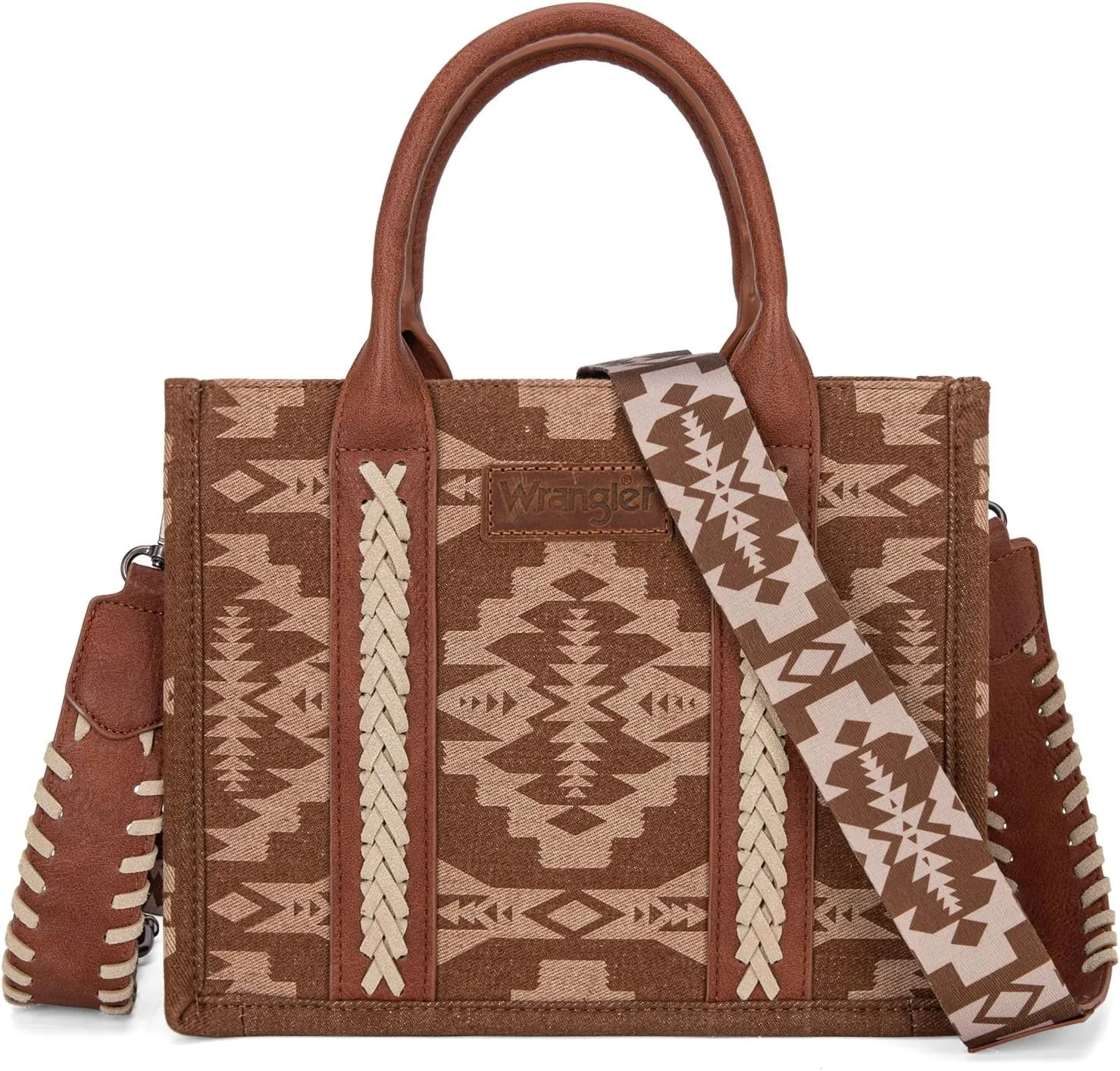 Wrangler Aztec Tote Bag for Women Western Top Handle Handbags and Purses