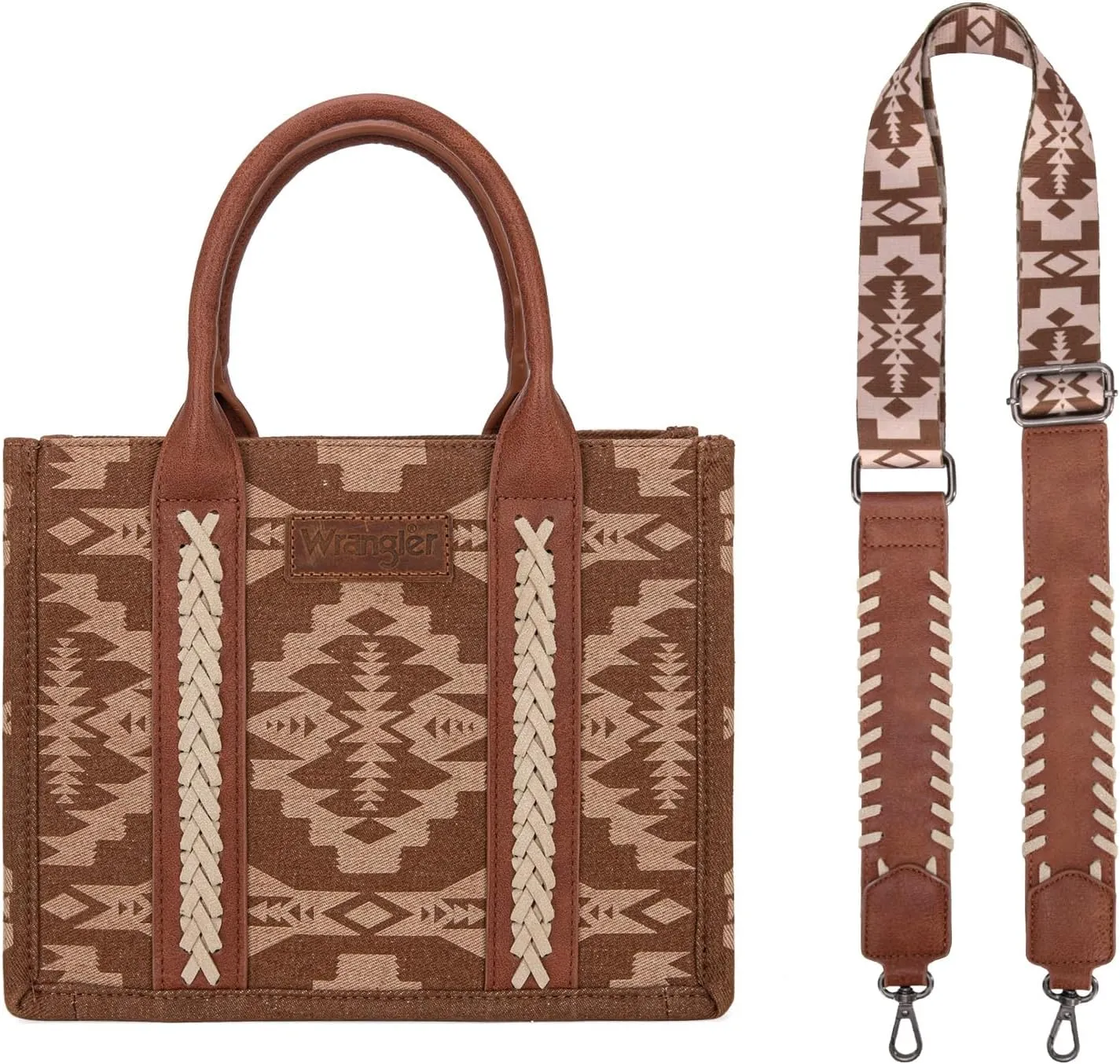 Wrangler Aztec Tote Bag for Women Western Top Handle Handbags and Purses