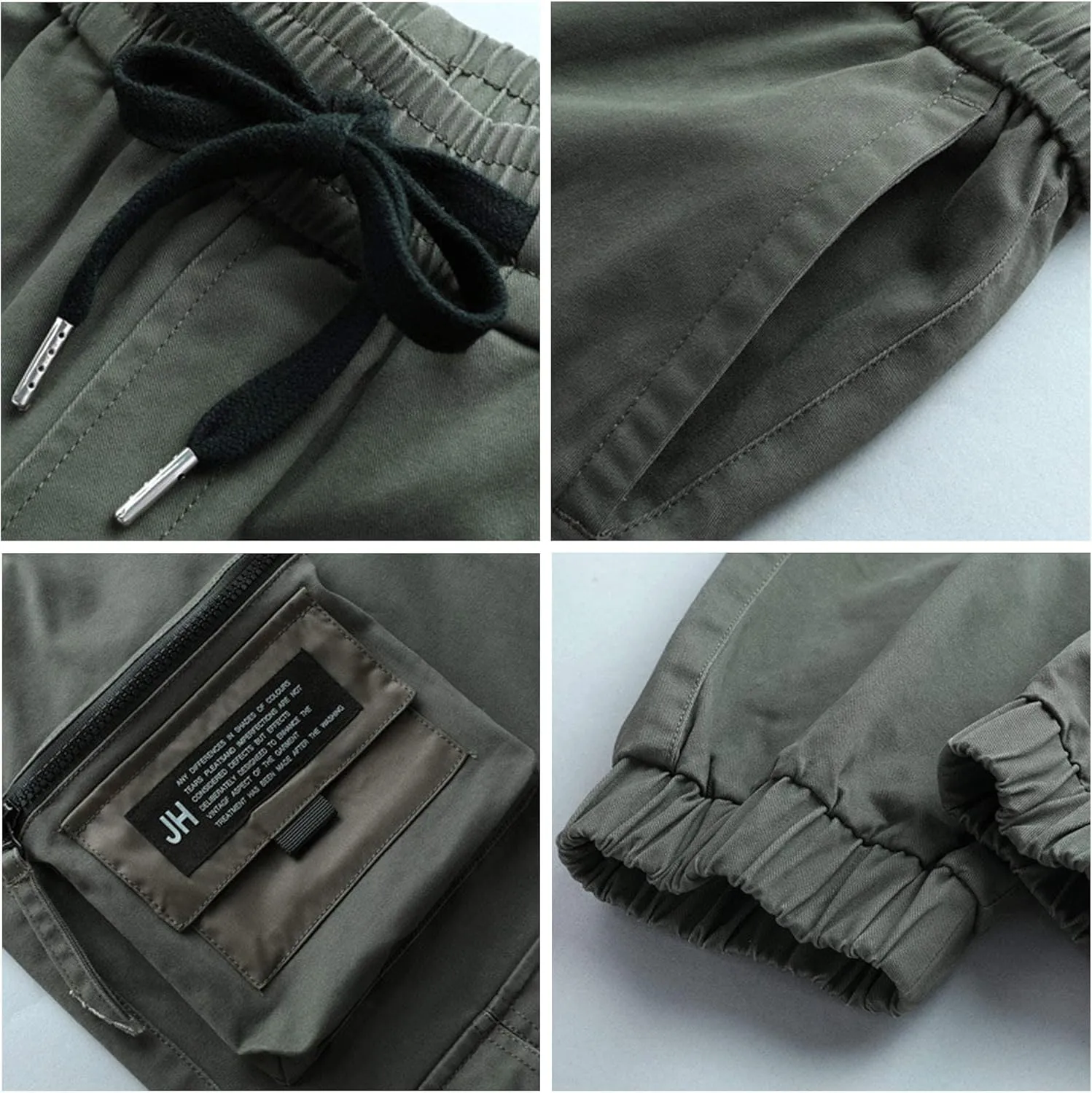 XYXIONGMAO Multi-Pocket Loose Overalls Casual Functional Trousers Cargo Joggers Techwear Harem Hip Hop Pants for Men