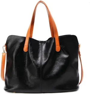 YAQUNICER Women PU Leather Handbags Tote Shoulder Crossbody Bags Top Satchel Purses