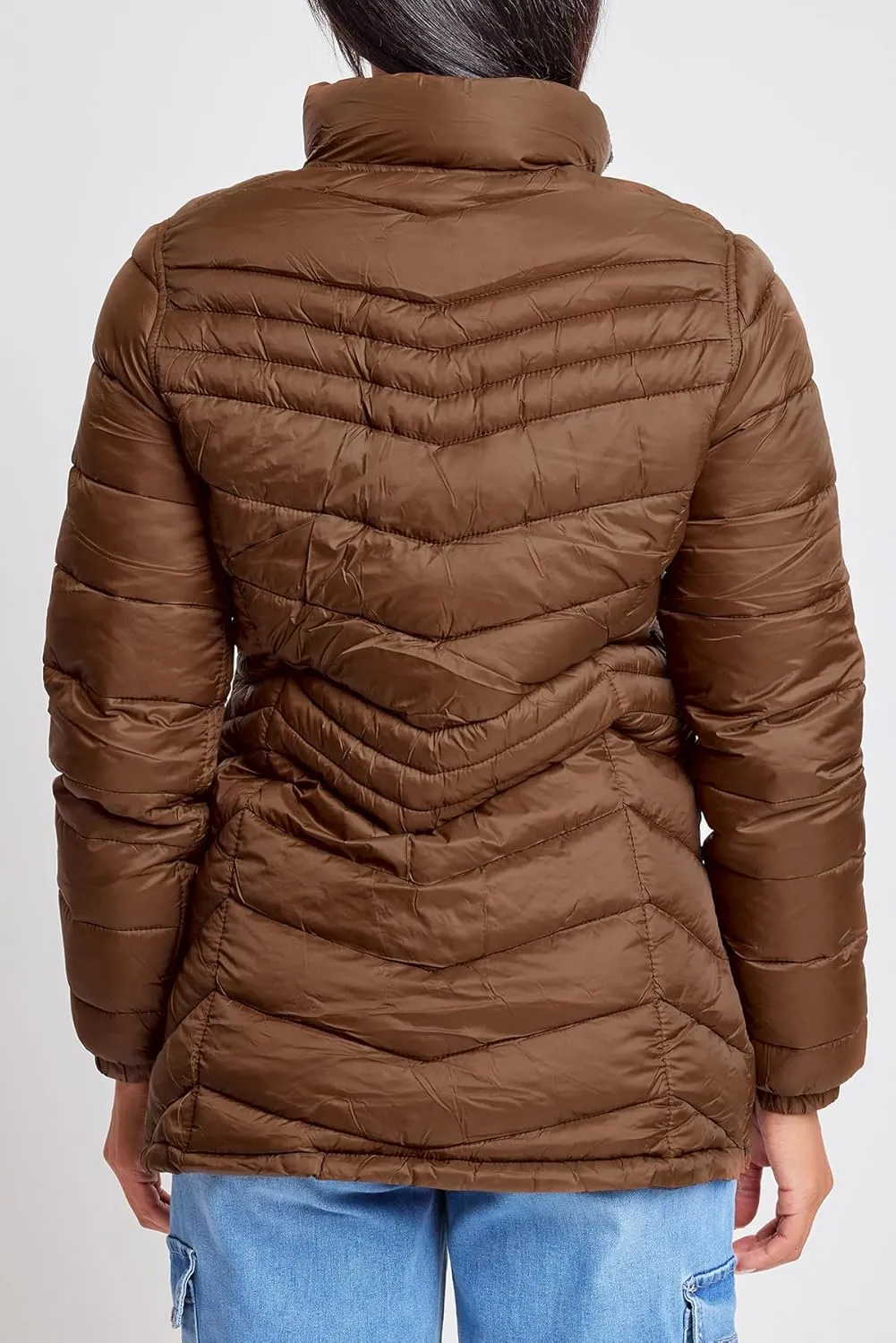 YMI Jeans Women's Winter Reversible Puffer Jacket