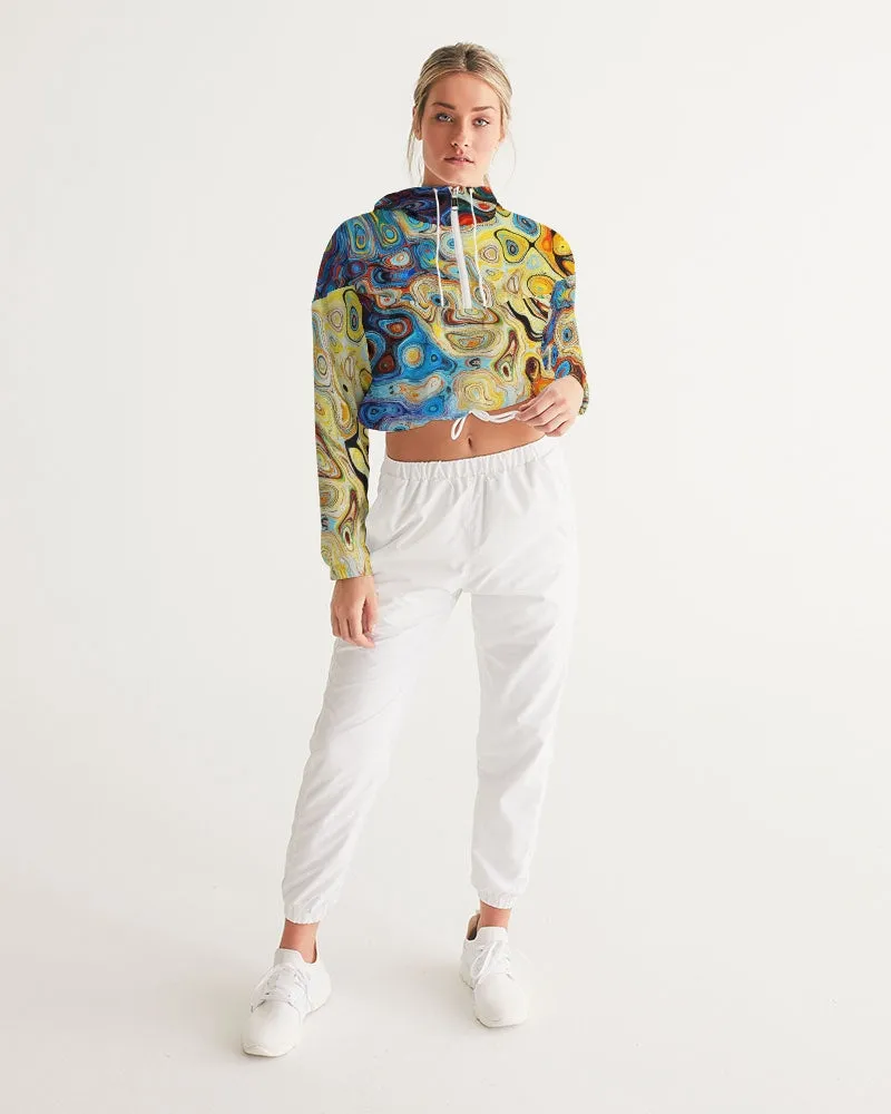 You Like Colors Women's Cropped Windbreaker