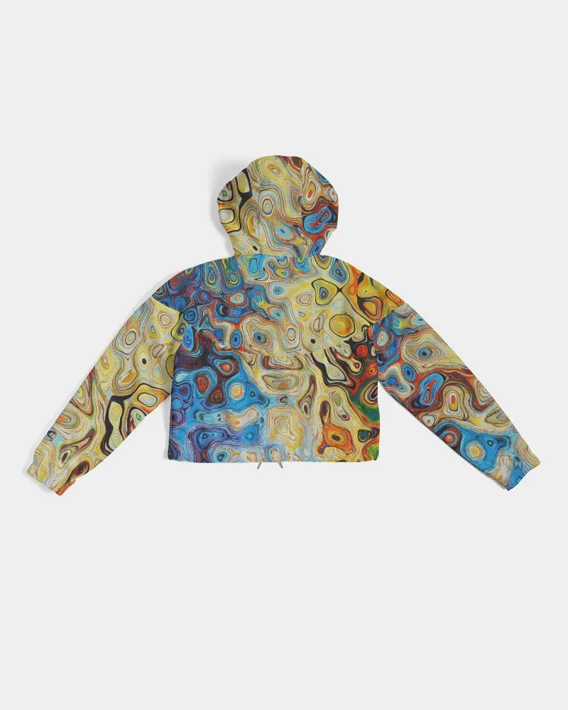 You Like Colors Women's Cropped Windbreaker